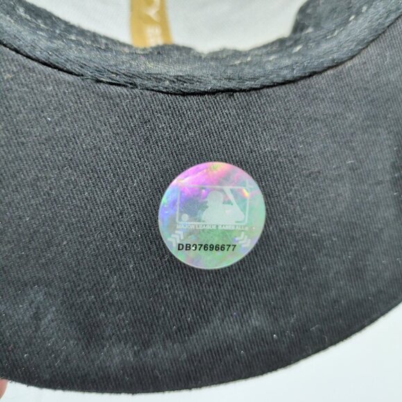 New Era 59Fifty Atlanta‎ Braves MLB Graffiti Logo Fitted Hat Black Size 7 3/8 - Picture 10 of 10